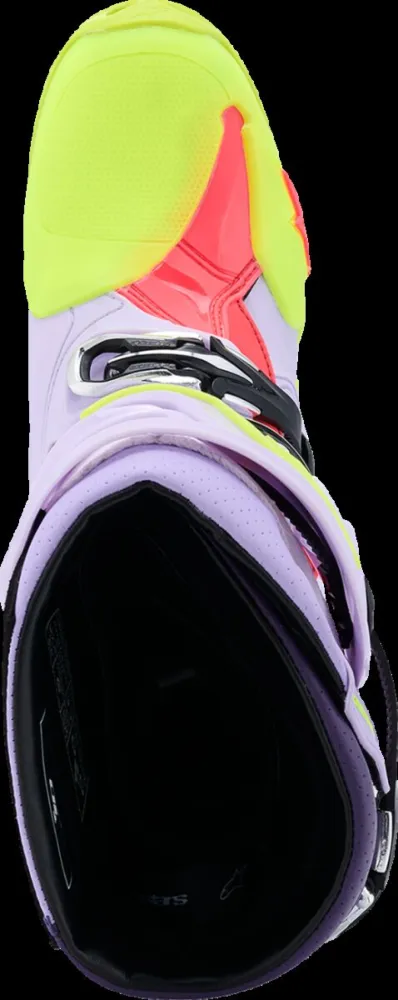 ALPINESTARS(MX) - BOOT TECH 10 S-VENTED PURPLE/Y - 34103378