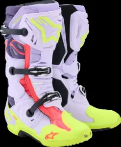 ALPINESTARS(MX) - BOOT TECH 10 S-VENTED PURPLE/Y - 34103379