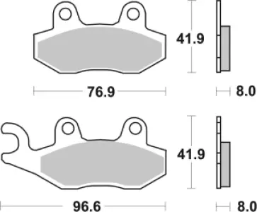 SBS - BRAKE PAD SINT FR - 17213272