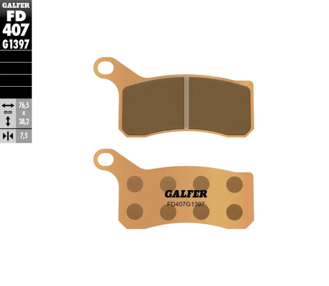 GALFER - BRAKE PAD SINTERED ATV - 17213534