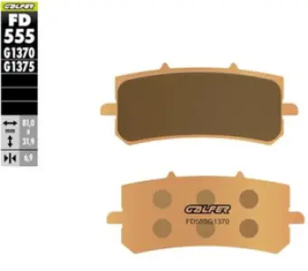 GALFER - BRAKE PAD SINTERED STREET FR - 17213725