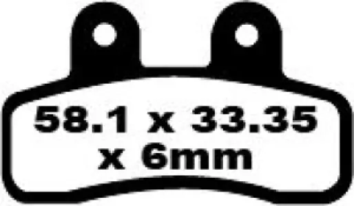 EBC - BRAKE PAD FA SER ORGANIC - 17220307