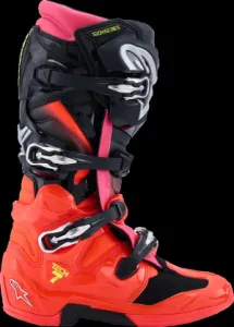 ALPINESTARS(MX) - BOOT TECH 7 BLK/RD FLUO/PINK 1 - 34103401
