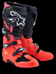 ALPINESTARS(MX) - BOOT TECH 7 BLK/RD FLUO/PINK 1 - 34103403