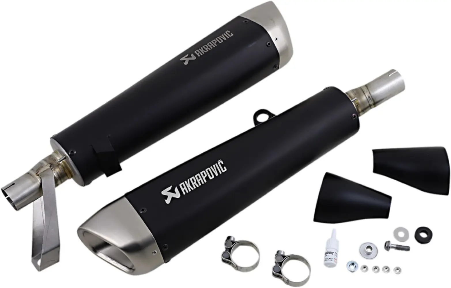 AKRAPOVIC - MUFFLERS TI BK STR TWIN - 18113993