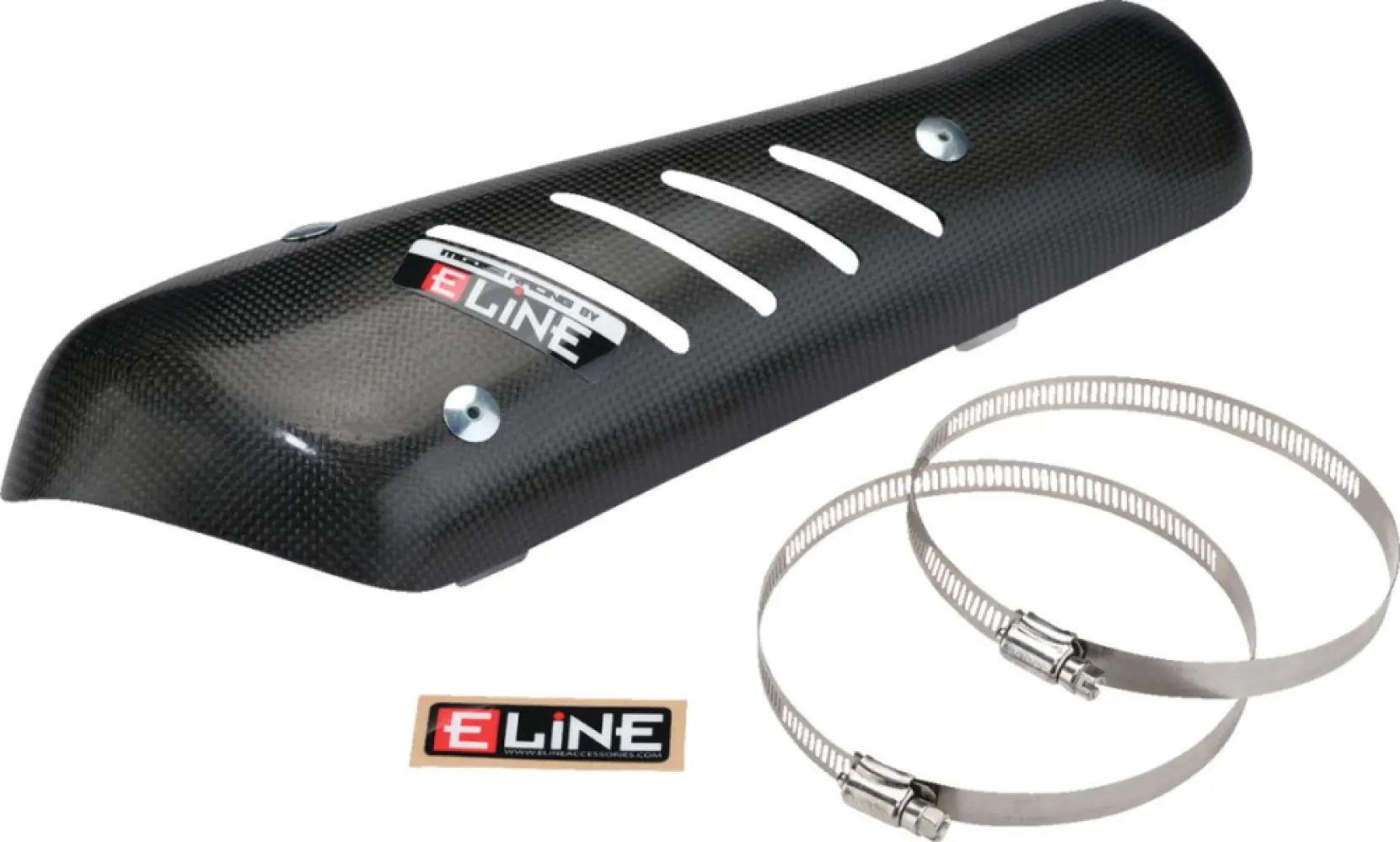 MOOSE OFFROAD HARD-PARTS - CARBON MUFFLER-BAG GUARD - 18611608