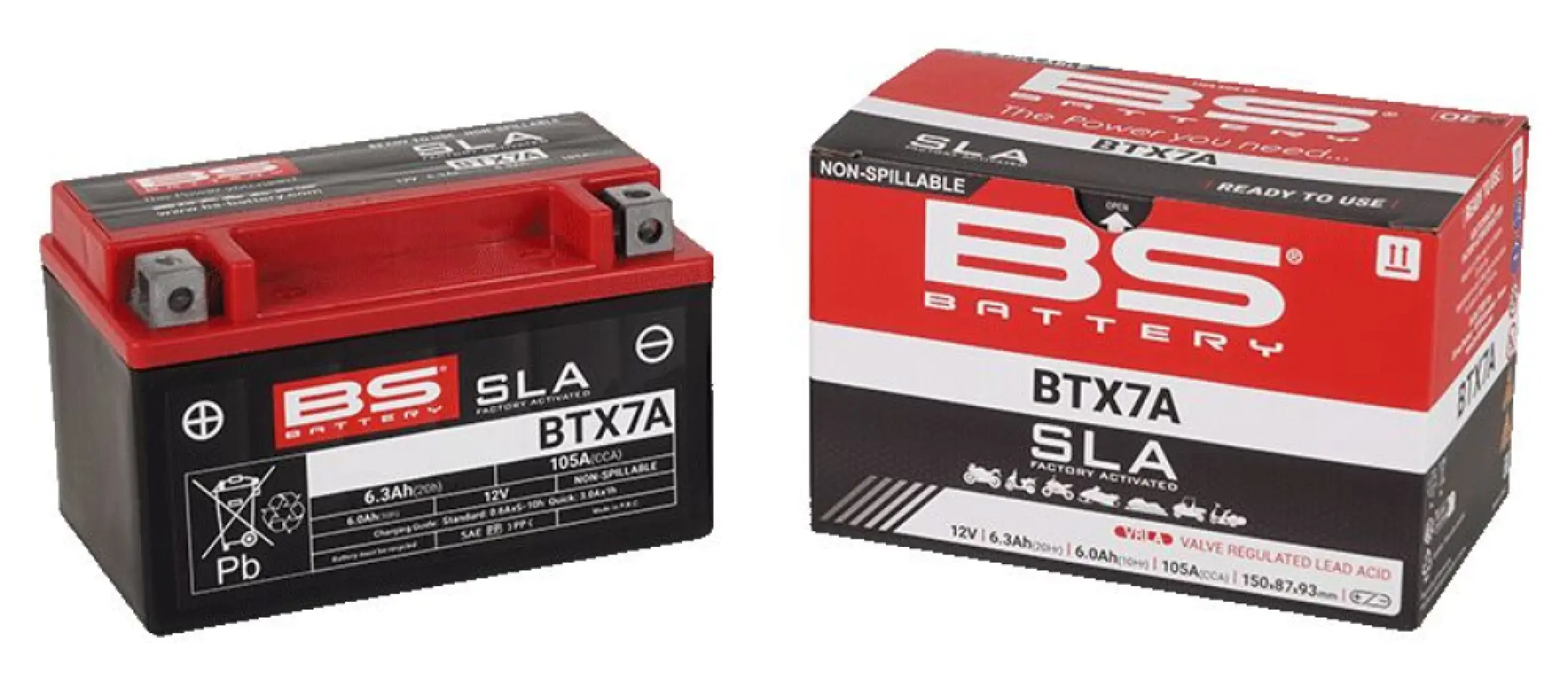 BS BATTERY - BATTERY BS BTX7A SLA - 21130629