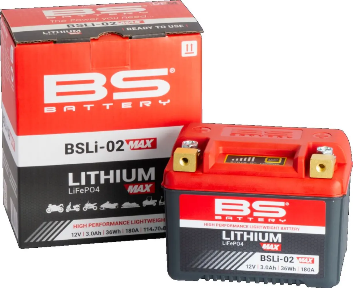 BS BATTERY - BATTERY LITHIUM-MAX BSLI-02 - 21130938
