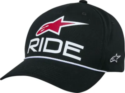 ALPINESTARS (CASUALS) - HAT CRV BILL SNP RIDE COMP BLA - 25014428