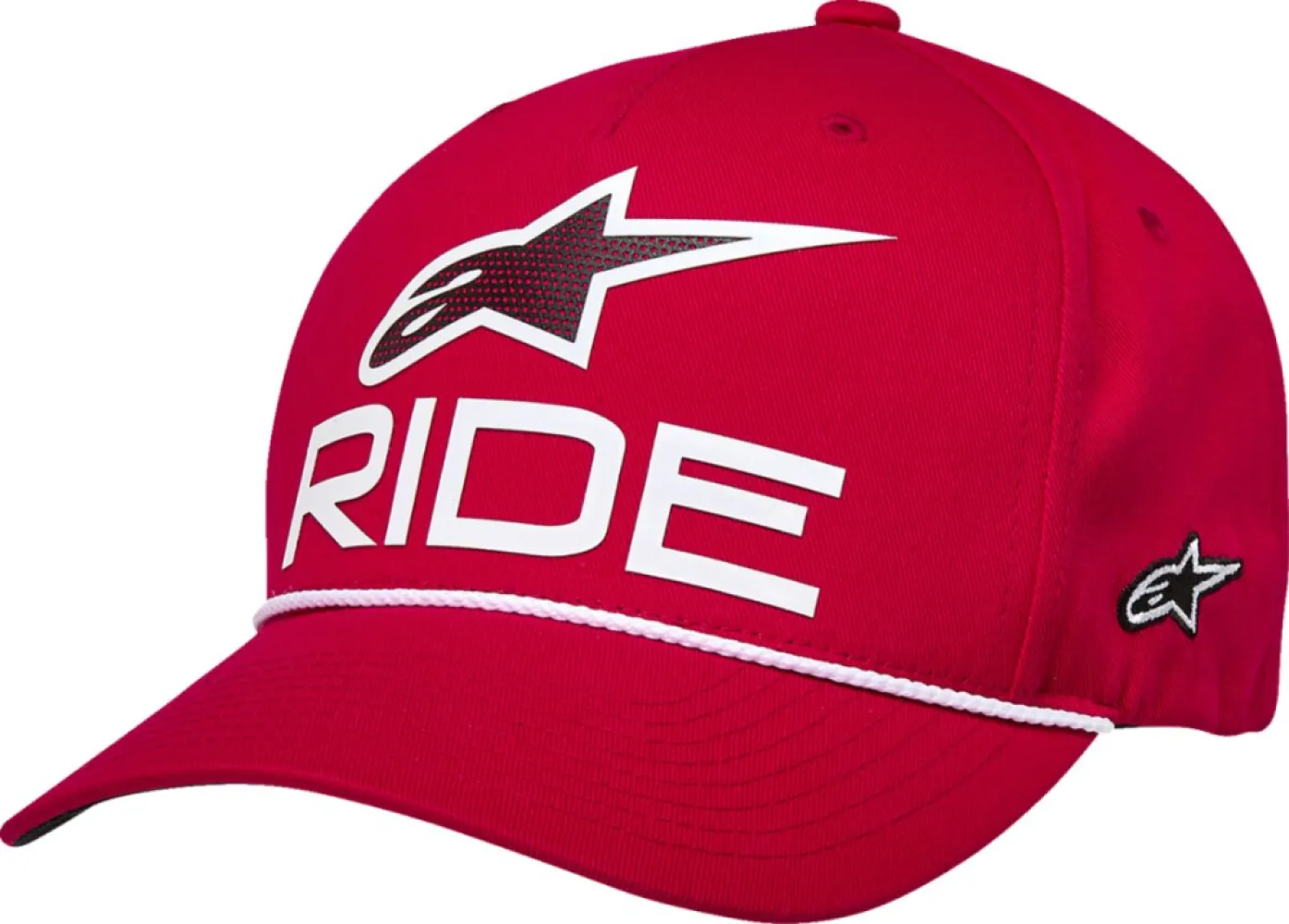 ALPINESTARS (CASUALS) - HAT CRV BILL SNP RIDE COMP RED - 25014429