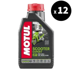 MOTUL Scooter Expert 2T Motor Oil - 1L x12 - 3042920