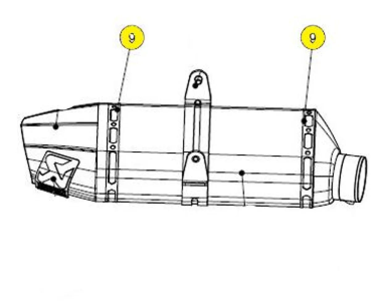 AKRAPOVIC - BELT TI - 18602579