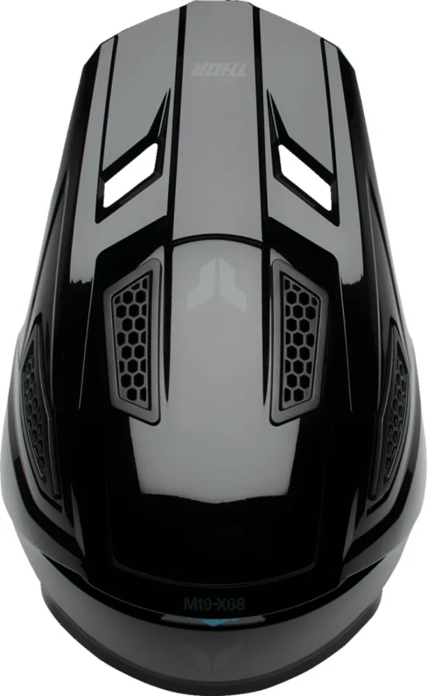 THOR - HELMET FLEET BLACKOUT GLOSS XS - 01108964