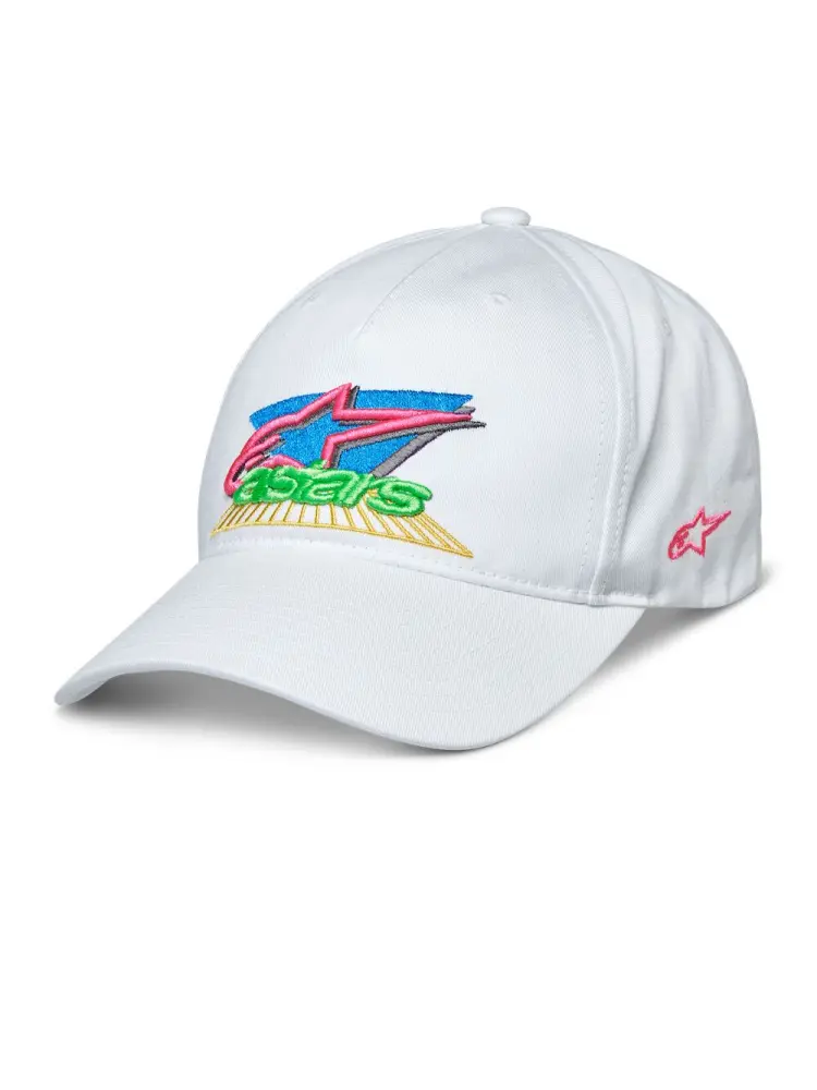 ALPINESTARS (CASUALS) - HAT CRV BILL SNP VIVID WH OS - 25014343