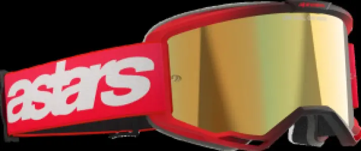 ALPINESTARS GOGGLES - GOGGLE VISION 5 BLAZE RED MIRR - 26013778