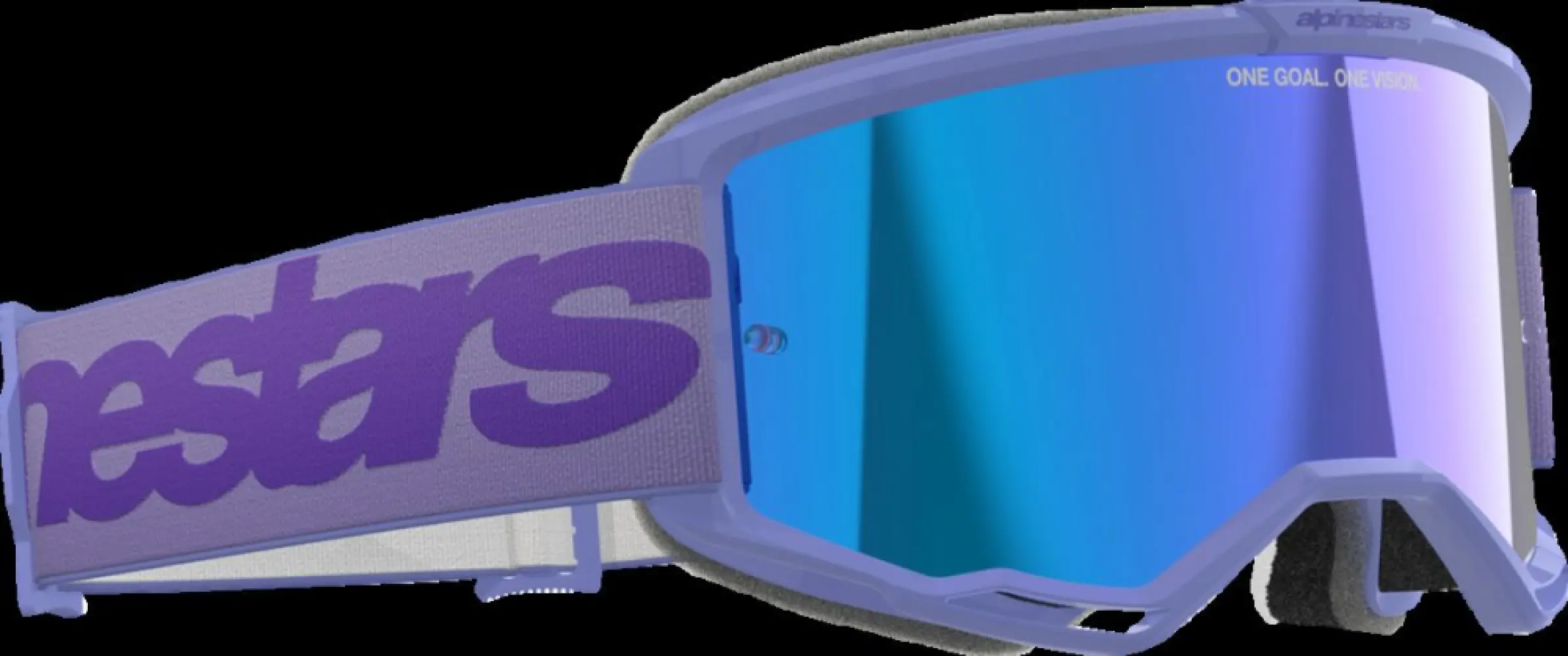 ALPINESTARS GOGGLES - GOGGLE VISION 5 WORDMARK PRPL  - 26013782