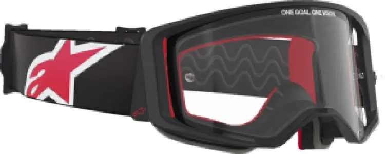 ALPINESTARS GOGGLES - GOGGLE SUPERTECH CORP BLK/RED  - 26013882