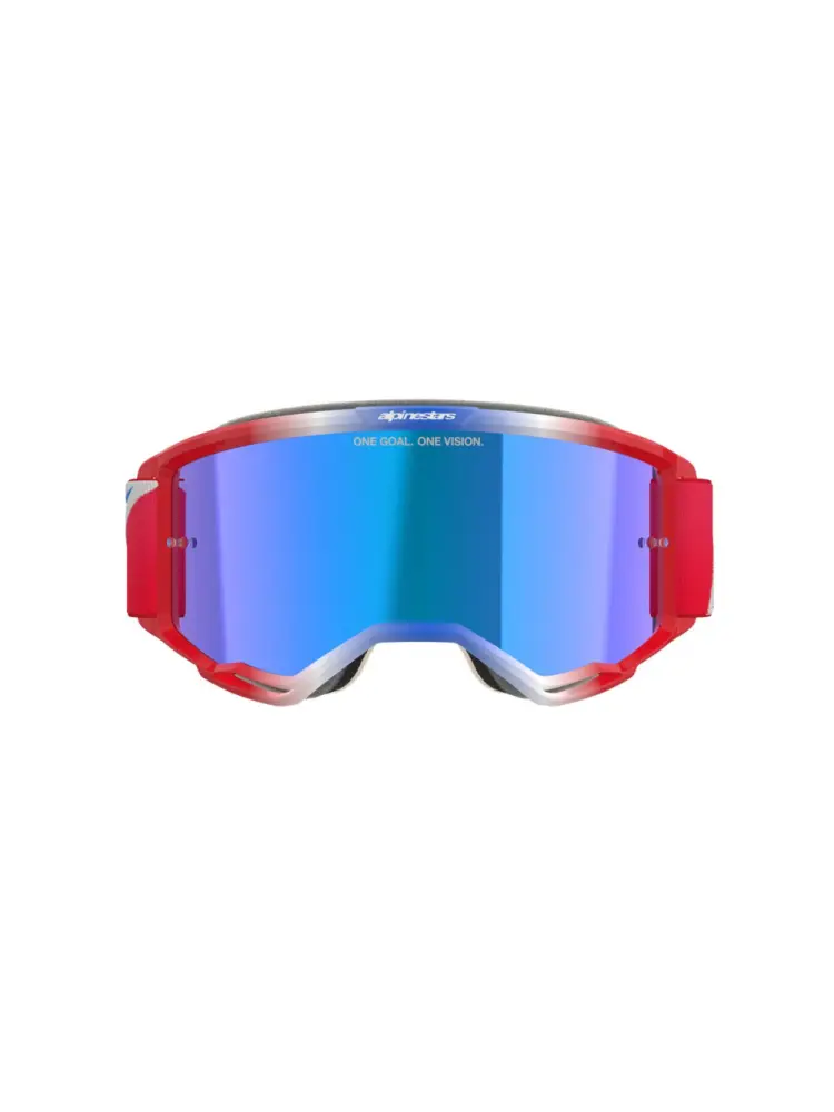 ALPINESTARS GOGGLES - GOGGLE VISION 5 CORP RED/WT/BL - 26013896