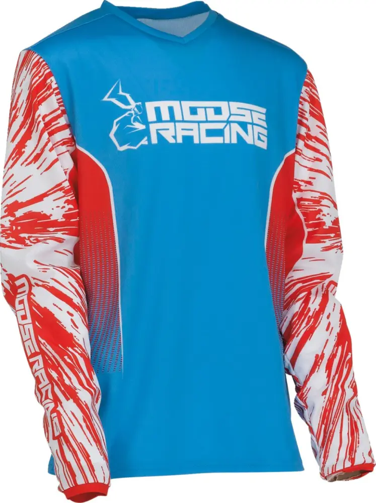 MOOSE OFFROAD SOFT-GOODS - JRSY YTH AGRD RD/WH/BL XL - 29122265