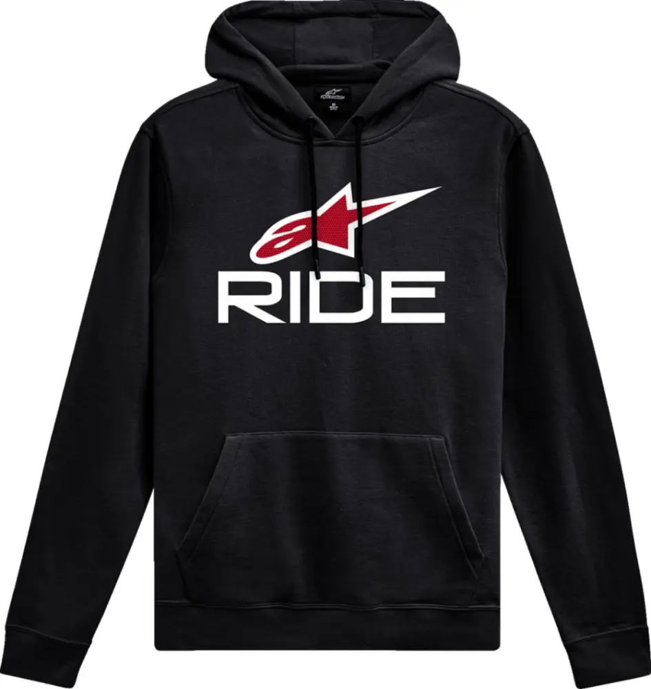 ALPINESTARS (CASUALS) - HOODIE RIDE 4.0 P/O BK/RD/WT 2 - 30506695