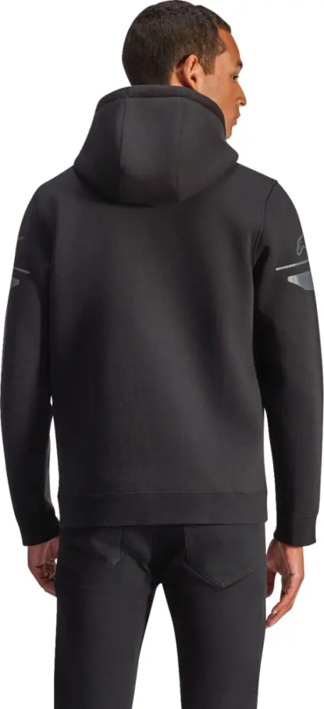 ALPINESTARS (CASUALS) - HOODIE ZIP ESEMEX BLACK/CHARCO - 30507156
