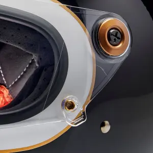 BILTWELL - HELMET GRINGO S WH/BLK 2X - 010116614