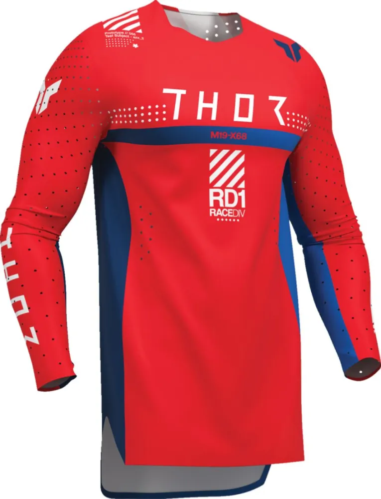 THOR - JERSEY SPORTMODE SYNTH RED M - 29108383