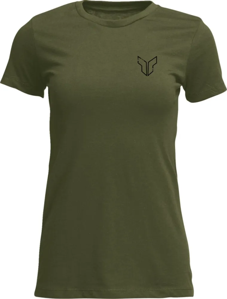 THOR - TEE WOMENS PATCHED UP MIL GRN  - 30314336