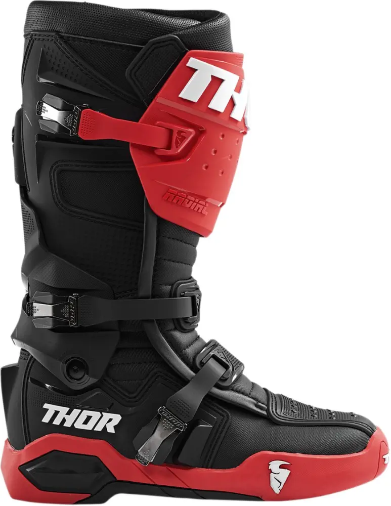 THOR - BOOT OUTSLRADIAL BK/RD 9 - 34300908