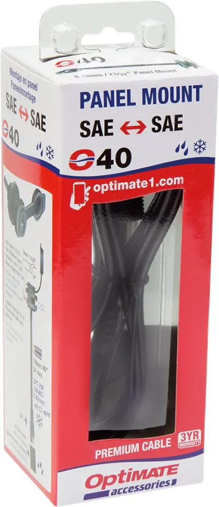 TECMATE - SAE SOCKT M18 PANEL MOUNT - 38070400