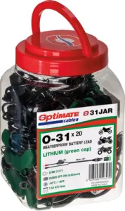 TECMATE - CORD BATTERY 1/4 SLIM SAE X20 - 38070685