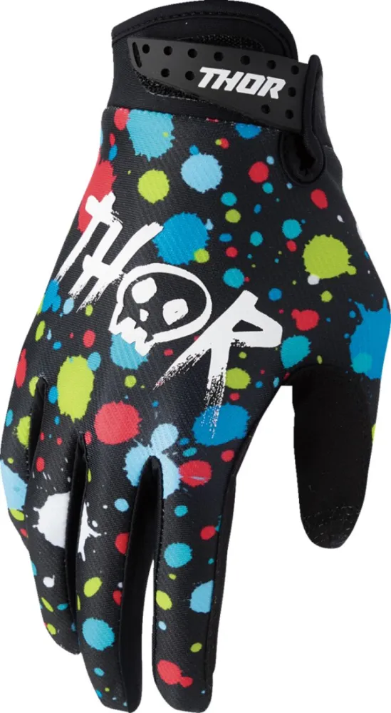 THOR - GLOVES YTH LAUNCHMODE SPLAT BL - 33321921
