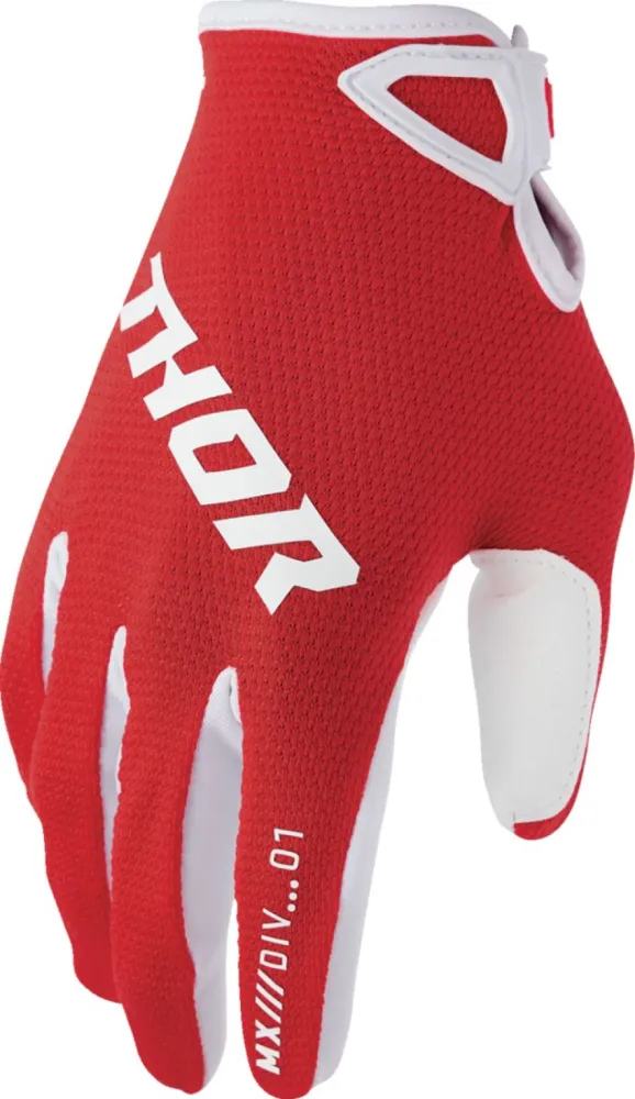THOR - GLOVES YTH RIDEMODE STATIC RED - 33321927