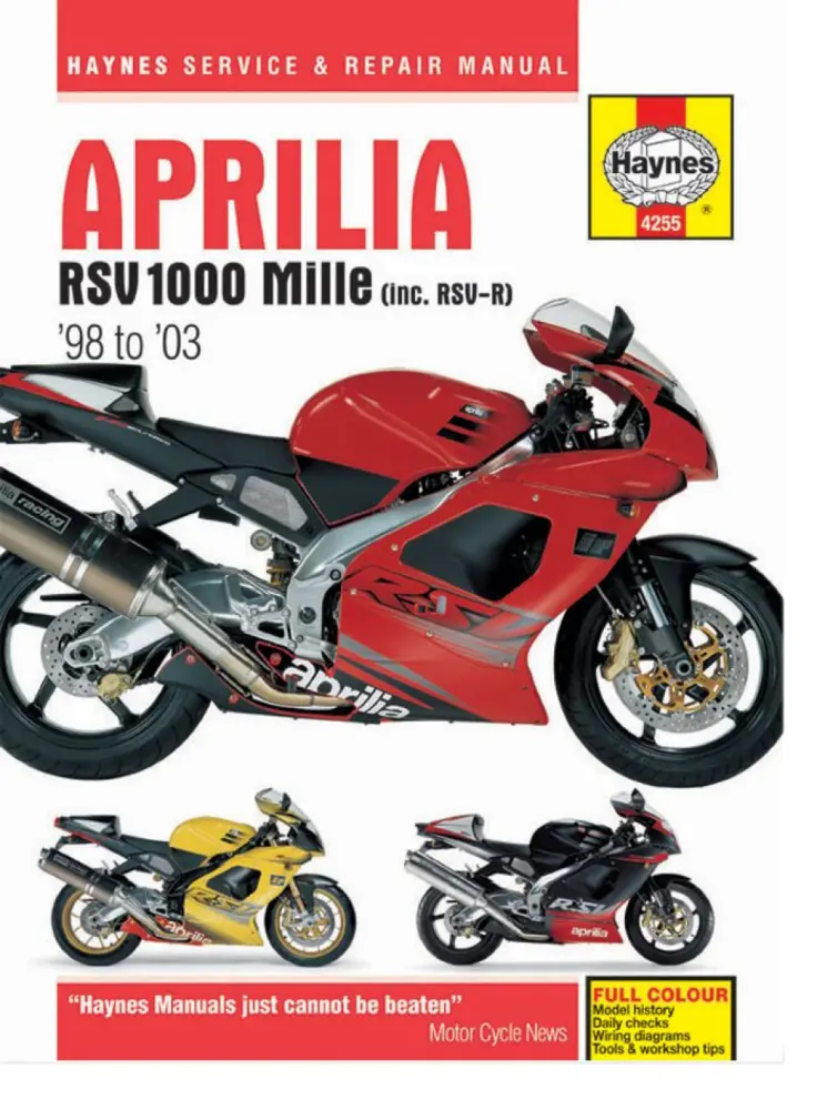 HAYNES - MANUAL APRILLA - 42010138