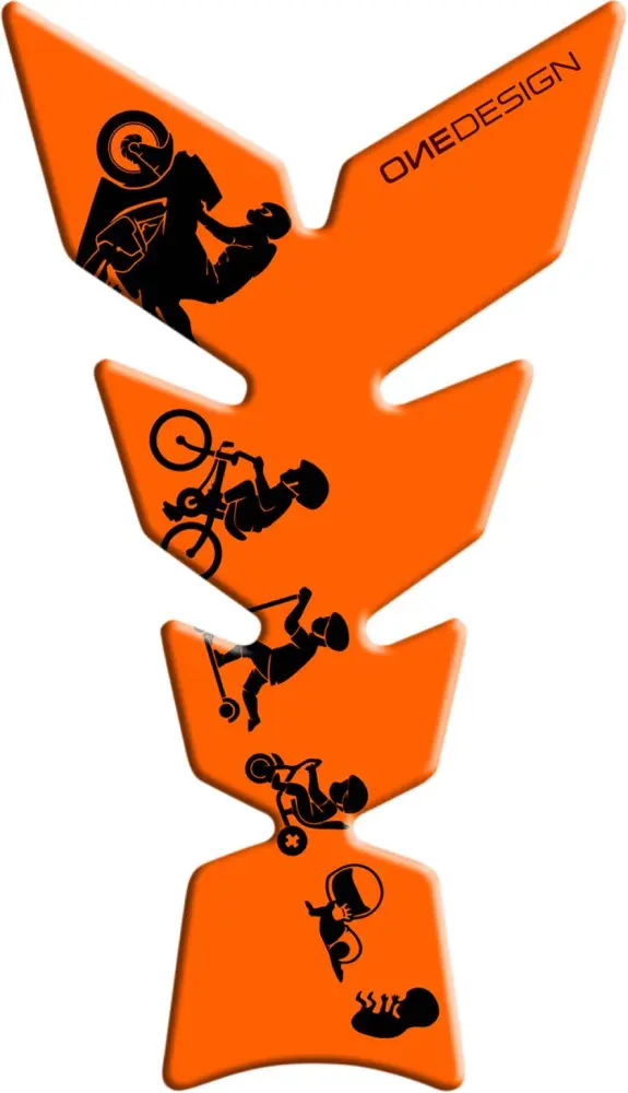 ONEDESIGN - TANKPAD MATT FLUO ORANGE - 43010813