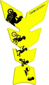 ONEDESIGN - TANKPAD MATT FLUO YELLOW - 43010814