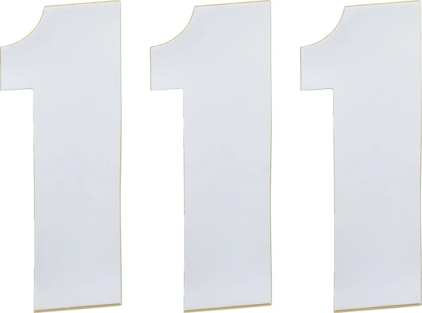 MOOSE OFFROAD HARD-PARTS - NUMBER MOOSE #1 6 WHITE - 43100671