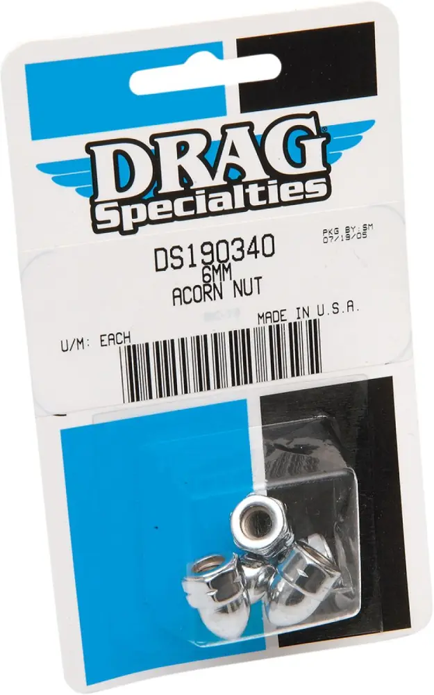 DRAG SPECIALTIES - ACORN 6 MM (5) - DS190340