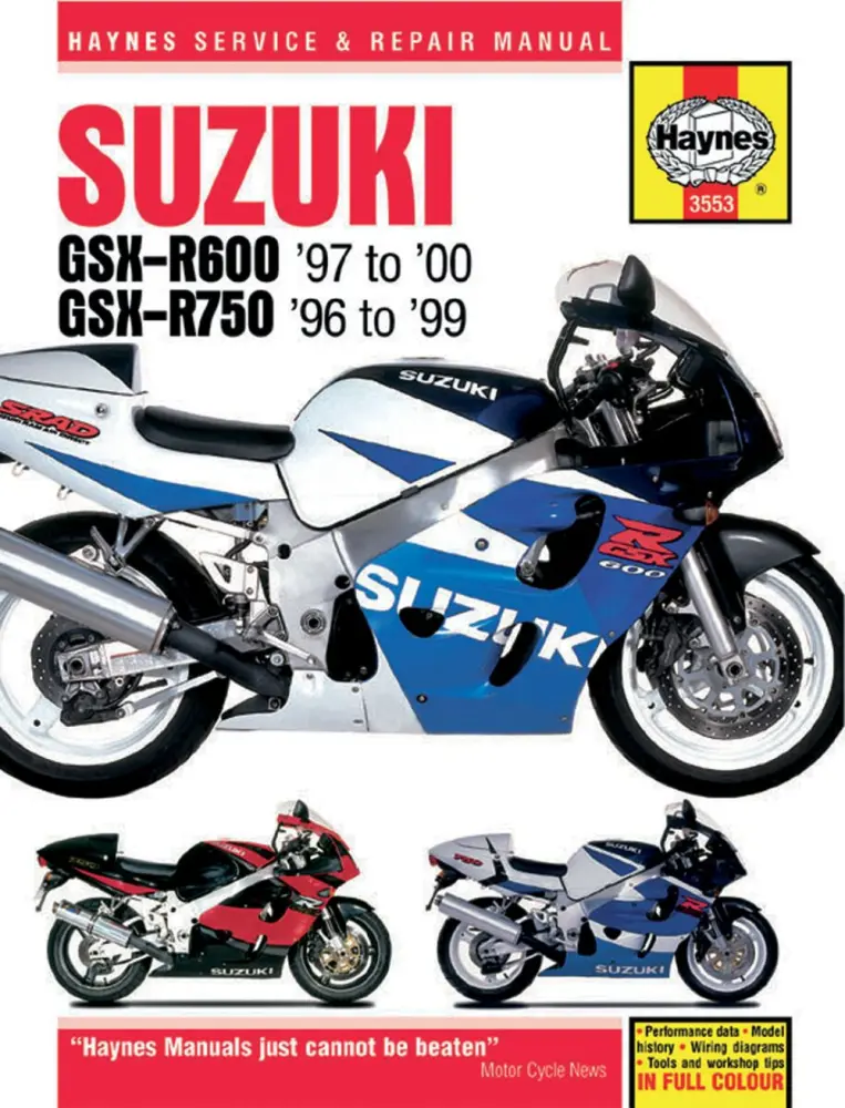 HAYNES - MANUAL GSXR600/750 - HM3553