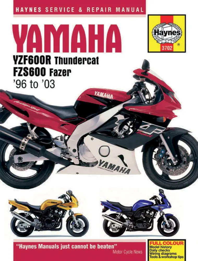 HAYNES - MANUAL YZF600R - HM3702