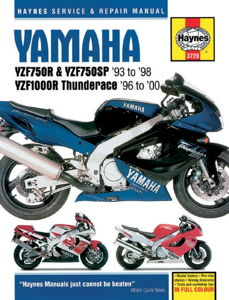HAYNES - MANUAL YZF750R/SP - HM3720