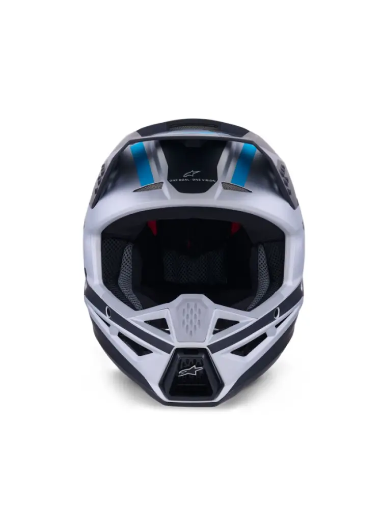 ALPINESTARS(MX) - HELMET SM3 HEAT SILV/BL/BLK XL - 01109175