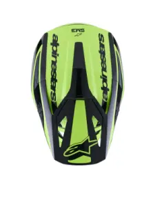 ALPINESTARS(MX) - HELMET SM3 HEAT YEL/BLACK 2X - 01109194