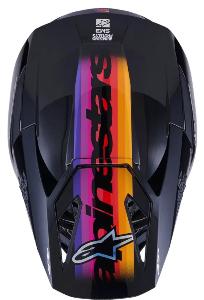 ALPINESTARS(MX) - HELMET SM3 FORCE BLACK-GLOSS M - 01109197