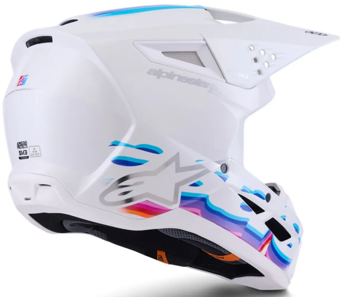 ALPINESTARS(MX) - HELMET SM3 FORCE WHITE-GLOSS X - 01109205