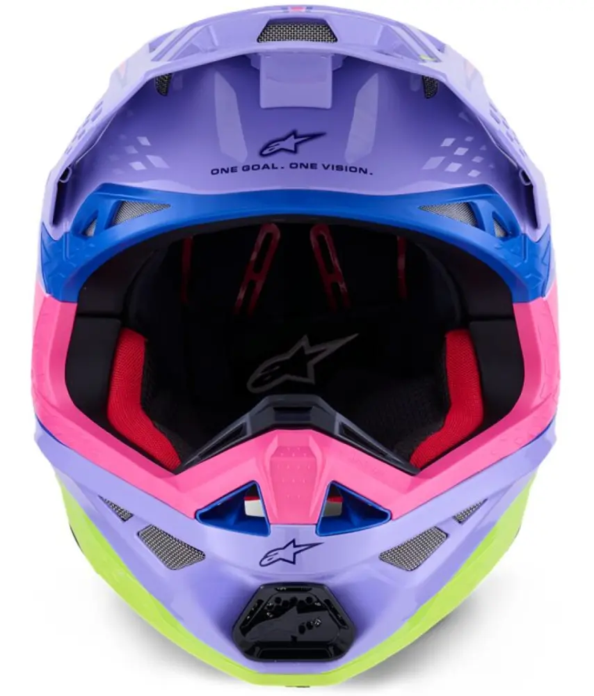 ALPINESTARS(MX) - HELMET SM10 JETT PURPLE/PINK 2 - 01109242