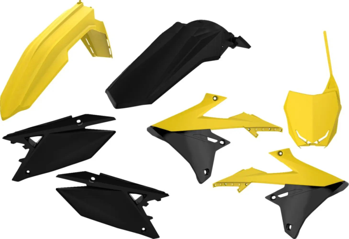 POLISPORT - BODY KIT RMZ18-19 YE/BLK - 14032904