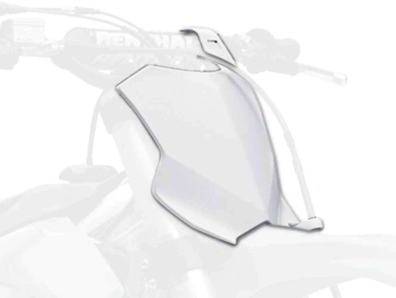 POLISPORT - PLATE#FRT KX85 14-18 WH - 05201750