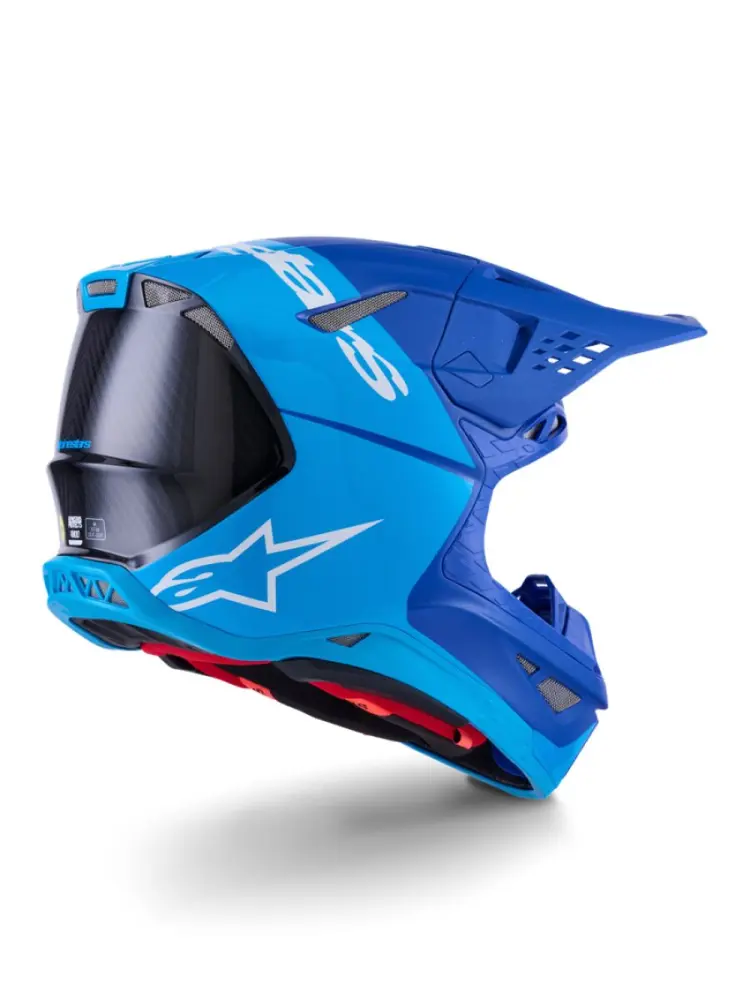 ALPINESTARS(MX) - HELMET S-M10 FLOOD BLUE/BLK-CA - 01109041