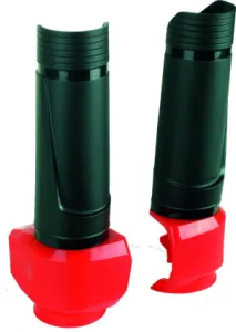 POLISPORT - LWR TRIPL CLAMP GRD BK/R - 04120618
